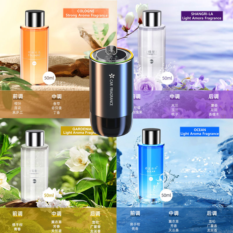 Perfume Gardenia Fragrance - น้ำหอมเติมสำหรับเครื่องหอมในรถยนต์ ขนาด 50 มล. น้ำหอมสำหรับกระจายกลิ่นเฉพาะ กลิ่นโคโลญจน์โอเชียน