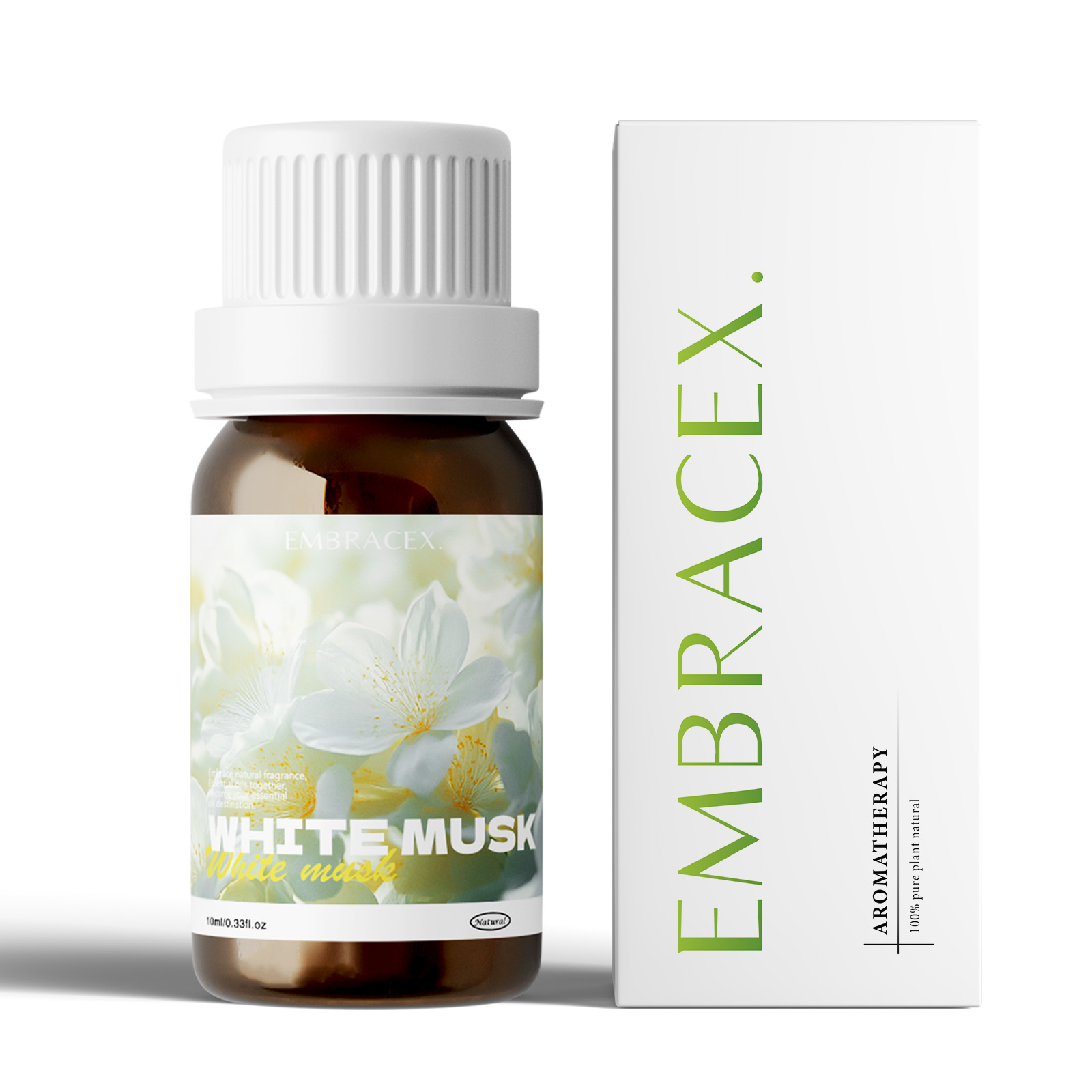 Musk White Oil - น้ำมันไวท์มัสค์ 10 มล. น้ำมันโรสแมรี่ น้ำมันหอมระเหยจากพืชธรรมชาติ สำหรับนวดและเป็นของขวัญ