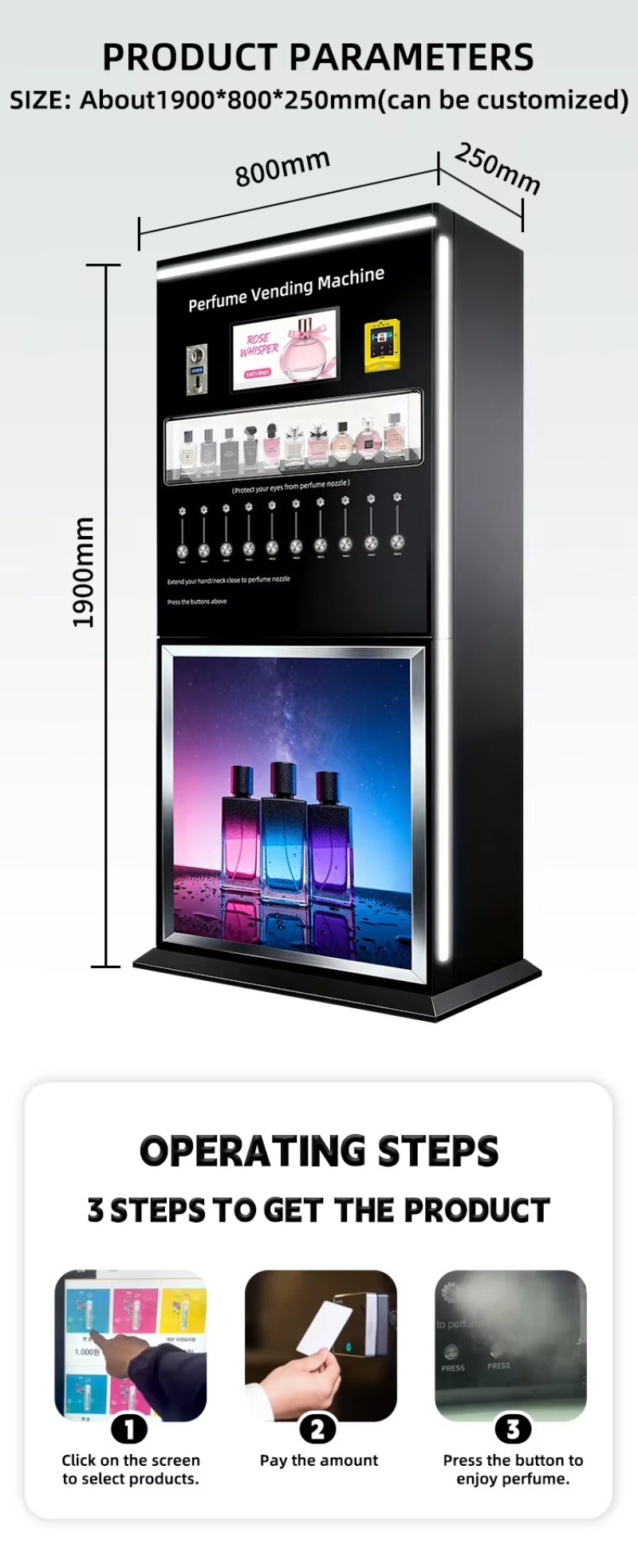 เครื่องจำหน่ายน้ำหอมอัจฉริยะ ส - Perfume Fragrance Sale บทวิจารณ์และราคา